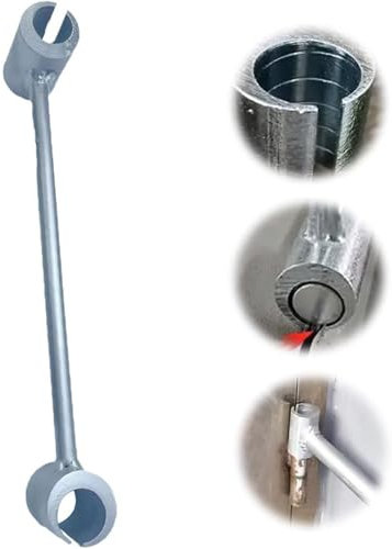 Boxonly Adjustable Hinge Gap Wrench – 2024 New Heavy Duty Door Hinge Repair Tool, Precision Spanner for Flag Hinges and Commercial Doors, Durable Steel Construction (Medium, 18-24.5mm)