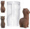 3D Alpaka Silikonform, Gießform für Kerzen, Seife, Gips, Handwerk - Silikonformen für Sojawachs Kerzen und Tiere