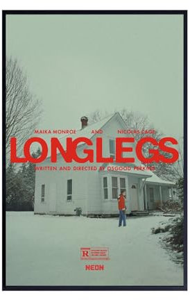 TESIOON Theissen Horror Longlegs Movie Poster Film #2 - Matte Wandposter Frameless Gift 28cm x 43cm