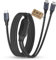 Voomy Cavo USB C a USB C 2 in 1, 100 W [1,2 m], cavo di ricarica rapido USB C, cavo di ricarica in nylon per iPhone 16/15, Galaxy S24, Pixel 7, Macbook Air/Pro, laptop, HP, iPad Pro, tablet, ecc.