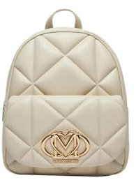 Love Moschino Damen Rucksack JC4037PP1MLC0, elfenbein, Taglia unica, Tasche