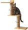aichilra Kletterwand Katzen, DIY Katze Plattform/Wand, 3 Transformable Katze Kratzbaum Wand montiert, Massives Gummiholz und Jute, für Katzen zum Klettern, Kratzen, Ausschau halten und Spielen