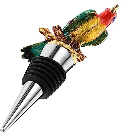 KICHOUSE Tapones De Vino Forma De Pájaro Sellado De Botella Resistente Corrosión para Fiesta