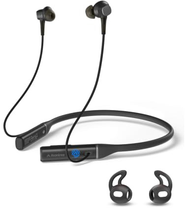 Avantree Loop - Auracast e Bluetooth Auricolari Neckband | Bassa latenza, 3 modalità EQ con voce chiara, comfort per tutto il giorno, per TV, PC, telefono e spazi pubblici Auracast