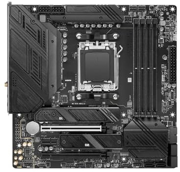 motherboards Fit For MSI MAG B650M MORTAR WIFI Motherboard Support AMD B650 AM5 Ryzen 7 7800X3D 5 7600X 8600G 9 7950X3D CPU DDR5 M.2 MATX