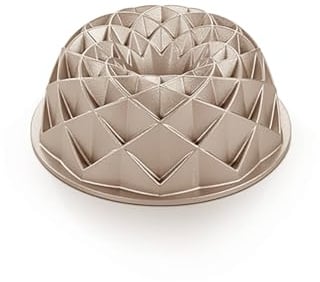 Tescoma Gugelhupfform Backform in Diamantform, Durchmesser 16 cm - spülmaschinenfest, antihaftbeschichtet, inklusive Rezept DELÍCIA - 623137