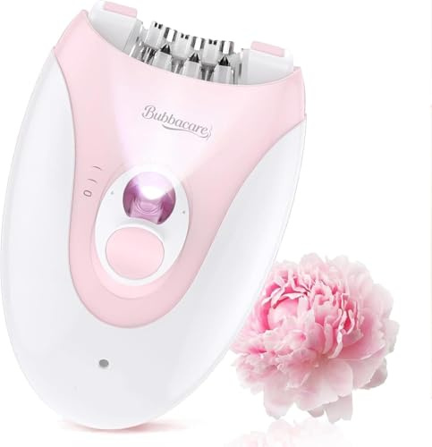 Epilierer Damen, Epilierer für Frauen, Kabelloser Gesichtsepilierer mit LED-Licht, Schmerzloser Haarentferner für Gesicht, Körper, Achsel, Beine & Bikinizone