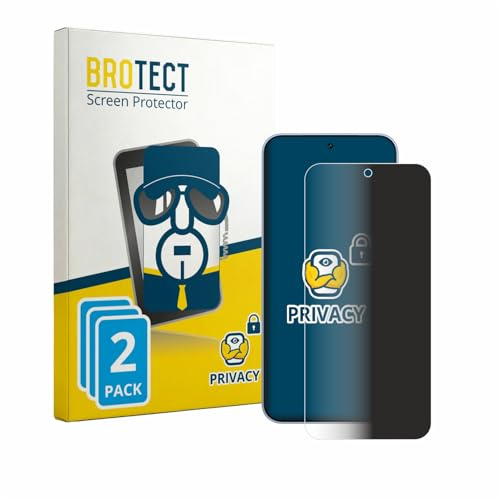 BROTECT 2 Stück Anti-Spy Blickschutzfolie für Vivo T5 Pro Privacy Screen Protector [Displayschutz-Folie, Sichtschutz, Blaulichtfilter]