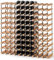 RAXI ™ Classic Premium Weinregal aus Holz mit luxuriösem Design/Flaschenregal für 110x Wein Flaschen - 99x99x30 cm
