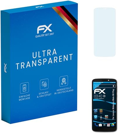 atFoliX Schutzfolie kompatibel mit Lenovo Motorola Moto G6 Play Folie, ultraklare FX Displayschutzfolie (3X)