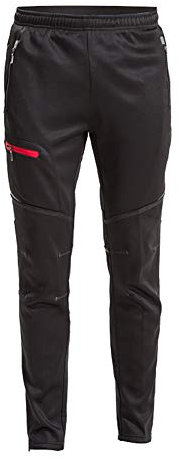 Comcrib Fahrradhose Radsporthose Damen Winter Winddicht Thermo Lange Reithose MTB Hose Jogginghose Outdoor Sporthose Für Outdoor Aktivitäten (EU XL (Taille: 72CM))