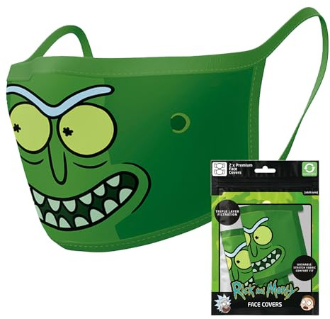 Pyramid International Face Masks - Rick & Morty (Pickle Rick) (2)