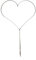 Metall Herz Stahl Durchmesser 120 cm Hochzeit Silberne Hochzeit Geburtstag