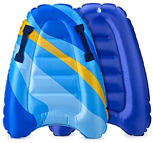 Planche de corps gonflable pour la plage, le surf, le glissement, la piscine, le vélo, l'été - Jouet amusant pour enfants et adultes