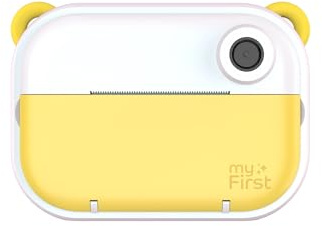 myFirst Insta Wi, Digitalkamera für Kinder mit Doppelobjektiv, Instant-Fotodruck, 12 MP, Wireless, Full HD-Video, 2 Zoll IPS-Bildschirm, TF-Karte bis zu 32 GB Nicht im Lieferumfang enthalten, Gelb