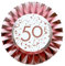 50Th Rose Gold Rosette