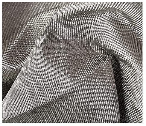 LUHAN Faraday Cloth, Military Grade Anti-Radiation EMF RFID Shielding Cloth For Microwave Radio Waves And Other Electromagnetic Fields, 150cm Width (Color : Silver, Size : 1.5 * 1m)