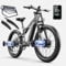 Shengmilo-S600 E-Bike mit Zwei Motoren für Erwachsene, 17,5 Ah 840 Wh Akku, 26 x 3,0 Zoll Fat Tires Elektrofahrrad, Vollfederung, LCD-Farbdisplay, Hydraulische Scheibenbremsen, 7 Gänge