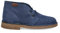 PAYMA - Stivali Stivaletti Safari Deserto in Pelle per Uomo e Donna. Fatto in Spagna. Scarpa Chukka in Crosta di Pelle Sport. Chiusura con Lacci. Suola in Gomma. Colore: Jeans, Taglia: EU 40