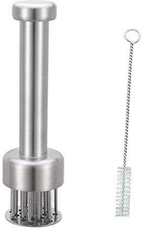 Wilsonzin Fleischklopfer Edelstahl mit Sharp Nadel, Steaker Fleischzartmacher Meat Tenderizer, Fleisch Tenderizer, Manuelle Steakhammer Küche Kochwerkzeug für Zartmachen Steak Huhn Fisch Rindfleisch