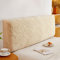 WSGJHB Bett Kopfteil Bezug Bettkopfteil Hussen, Strecken Weicher Staubdichte Hussen für Schlafzimmer Kopfteil Betthusse für das Kopfteil 110-140 cm Beige