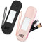 LOPHE Trucco in Silicone Custodia, 2 Pezzi Porta Pennelli Make Up da Viaggio Supporto per Pennelli da Viaggio, Portapennelli in Silicone Portatile Morbida per Viaggi(Con cerniera e specchio)