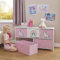Liberty House Toys Kids Unicorn 5 Drawer Storage Chest, Pink
