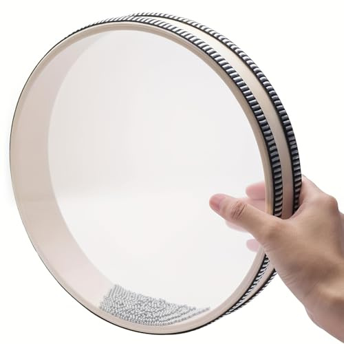 Ozean-Trommel, Meereswellentrommel für Meditation und Entspannung, natürliche Farbe, Regentrommel für Stressabbau, musikalische Klangheilungsinstrumente, Ozean-Soundtrommel für ganzheitliche Heilung