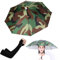 Mikiuly Regenschirmhut, Angelschirm, Sonnenschutz, Faltbarer Regenschirm Hut, Sonnenschirm Hut, Regenschirm Hut, Sonnenschirm-Regenschirm Hut, für Outdoor-Angelcamping mit Sonnenschutzärmeln