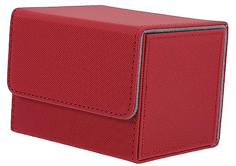 NAMOARLY Kartenbox Aus Pu-Leder Für Spielkarten Pokerkarten Und Co Aufbewahrungsbox Mit Ausreichend Platz Tragbar Für Zuhause Und Unterwegs