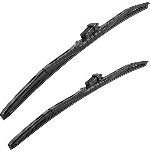 OTUAYAUTO Scheibenwischer Vorne Kompatibel mit Fiat 500 C 09-18, Ford Ka MK2 10-14, Ford Ka MK3 15-18, Wischerblätter Satz 600mm/350mm