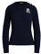 Lauren Ralph Lauren Montiva Jersey De Cuello Redondo De Trenzas 200932223, azul oscuro, M