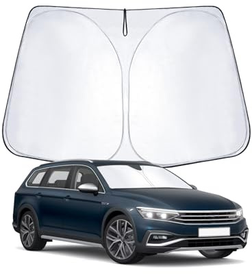 Sonnenschutz Frontscheibe kompatibel mit VW Passa-t B8 / Passa-t Valiant 2016-2025 2026 Windschutzscheibe Sonnenschirm Sonnenblende für Passa-t B8 mit UV Schutz, Abkühlung