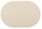 Ovale Tischsets, 4er-/6er-Set, Tischsets aus Kunstleder, wasserdichte und rutschfeste Esstischsets für den Innen- und Außenbereich(Beige,Set of 4)