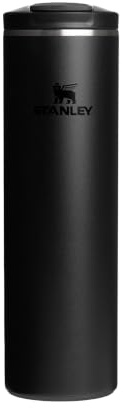 STANLEY 1913 Transit Flip Top Mug 0.59L - Black | Hält 6 Std. heiß oder kalt - Auslaufsicher - Spülmaschinenfest - Becherhalter kompatibel