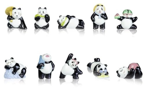 FaisTonGateau - Bohnen zum Thema Das geheime Leben der Pandas – Sammelfiguren für Dreikönigskissen – bunte Bohnen