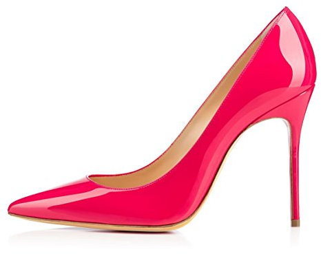 EDEFS - Donne Elegante Scarpe A Punta Scarpe con Tacco - Rose - Taglia EU41