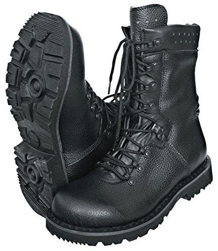 Commando Industries BW Type 2000 Combat Boots Army Boots Hiking Boots Combat Boots 37-48, black, 9 UK
