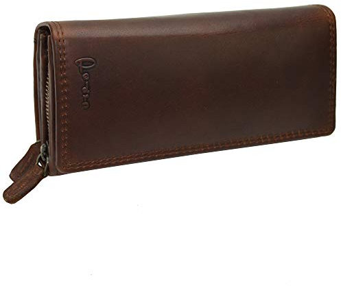 flevado Italy Pedro Design - Leder Damen Portemonnaie German Design geöltes Volleder
