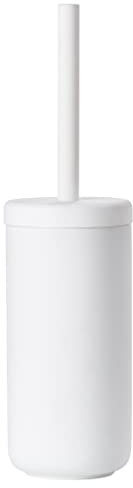 Zone Denmark Ume Toilettenbürste, WC Bürste, Klobürste in Schönem Dänischem Design, aus Steinzeug mit Soft Touch-Beschichtung, Durchm. 10 cm, Höhe 38,7 cm, Weiß