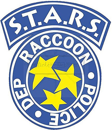 Sticker-Designs 25cm! Aufkleber-Folie Wetterfest Made IN Germany S.T.A.R.S. Resident Evil Police DEP Raccoon B248 Jahre haltbar UV&Waschanlagenfest Auto-Vinyl-Sticker Decal ProfiQualität