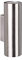 lightling modern Wandlampe Julie, 2-flammige Wandleuchte innen, Wandstrahler up and down, Wandfluter Wandspot, nickel matt Metall, 2 x GU10 max. 35W, ø 6 cm, Höhe 18 cm