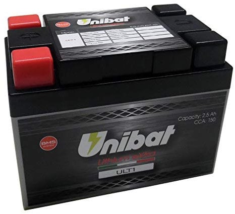 Batteria moto al litio 113x70x85mm