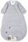 Sterntaler Schlafsack Schaf Stanley für Kleinkinder, Abnehmbare Ärmel, Wärmeregulierung, Reißverschluss, Größe: 70, Grau/Blau