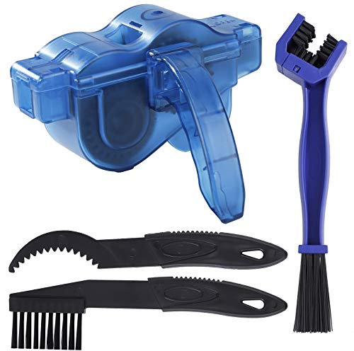 MaoXinTek Limpiador de Cadena de Bicicleta 4 Pcs Bici Herramienta de Limpieza Rápido para Todos los Tipos de Bici