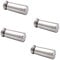 Set of 4 NUZAMAS Adjustable Furniture Legs, 50x150mm Stainless Steel Made, Cabinet Coffee Table TV Stand Legs, Furniture Sofa Support Foot, Bathroom Cabinet Support Legs