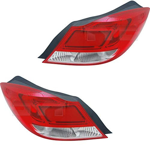 Heckleuchten Rückleuchten Rücklicht Set rechts & links Satz für Modell Insignia A (G09) Baujahr: 07/2008-05/2013 Kunststoff ohne Lampenträger