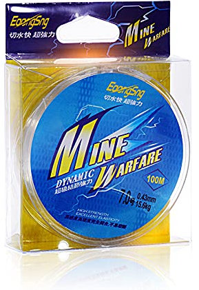 SUNSHINETEK Fishing Line 100 Meters Abrasion Resistant Monofilament Fishing Line 7.0 Spool Invisible Nylon Thread Cord for Hanging Ornaments Jewellery Making Sew Hobby and Fishing