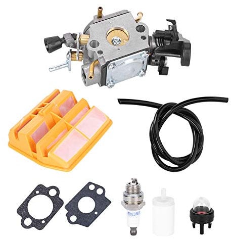 Xinwoer Carburetor Kit,Chainsaw Parts Air Filter Primer Bulb Kit Fit for H-usqvarna 445 450 445E 450E Chainsaw