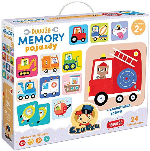 Czuczu Duuuże Memory Vehicles Educational Game ZA4074